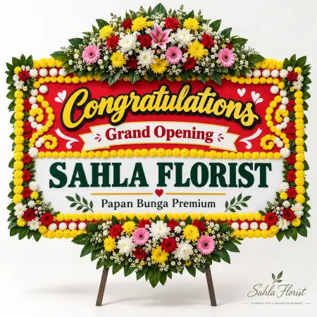 Papan Bunga Ucapan Selamat Kubu Raya